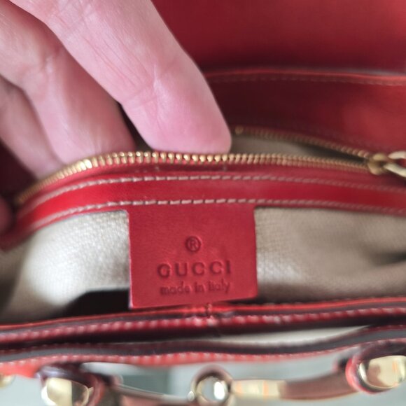 Gucci Canvas and Leather Horsebit Shoulder Bag - Picture 3 of 5
